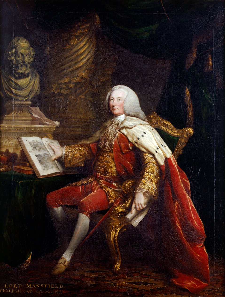 Lord Mansfield, İngiltere Başsavcısı by David (after) Martin