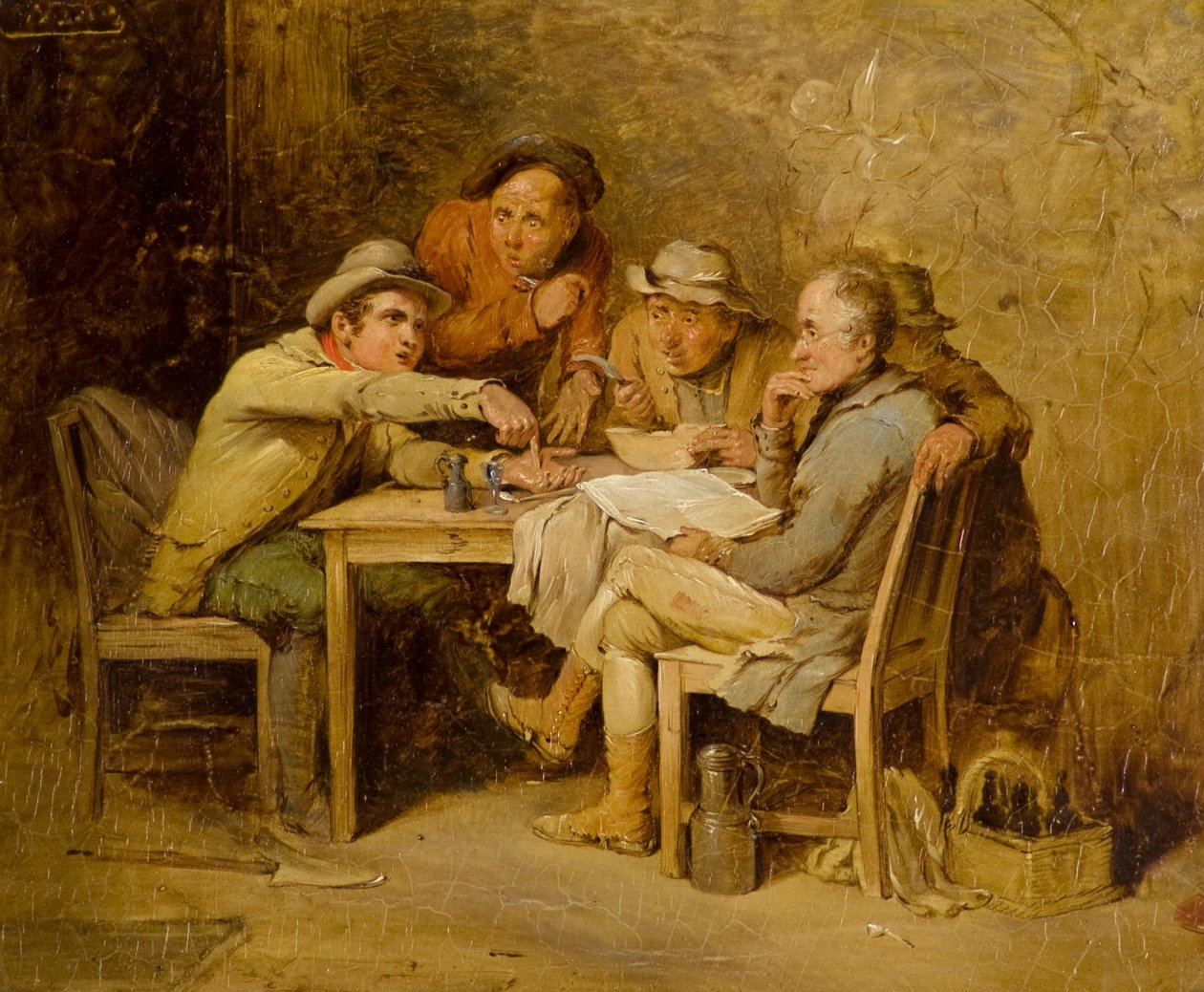 Köy Politikacıları by David (attr.) Wilkie