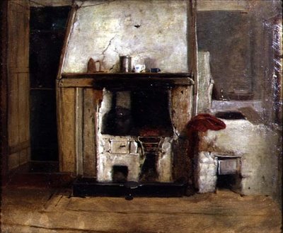 Bir Mutfak Ocağı (tuval üzerine yağlı boya) by David (follower of) Wilkie