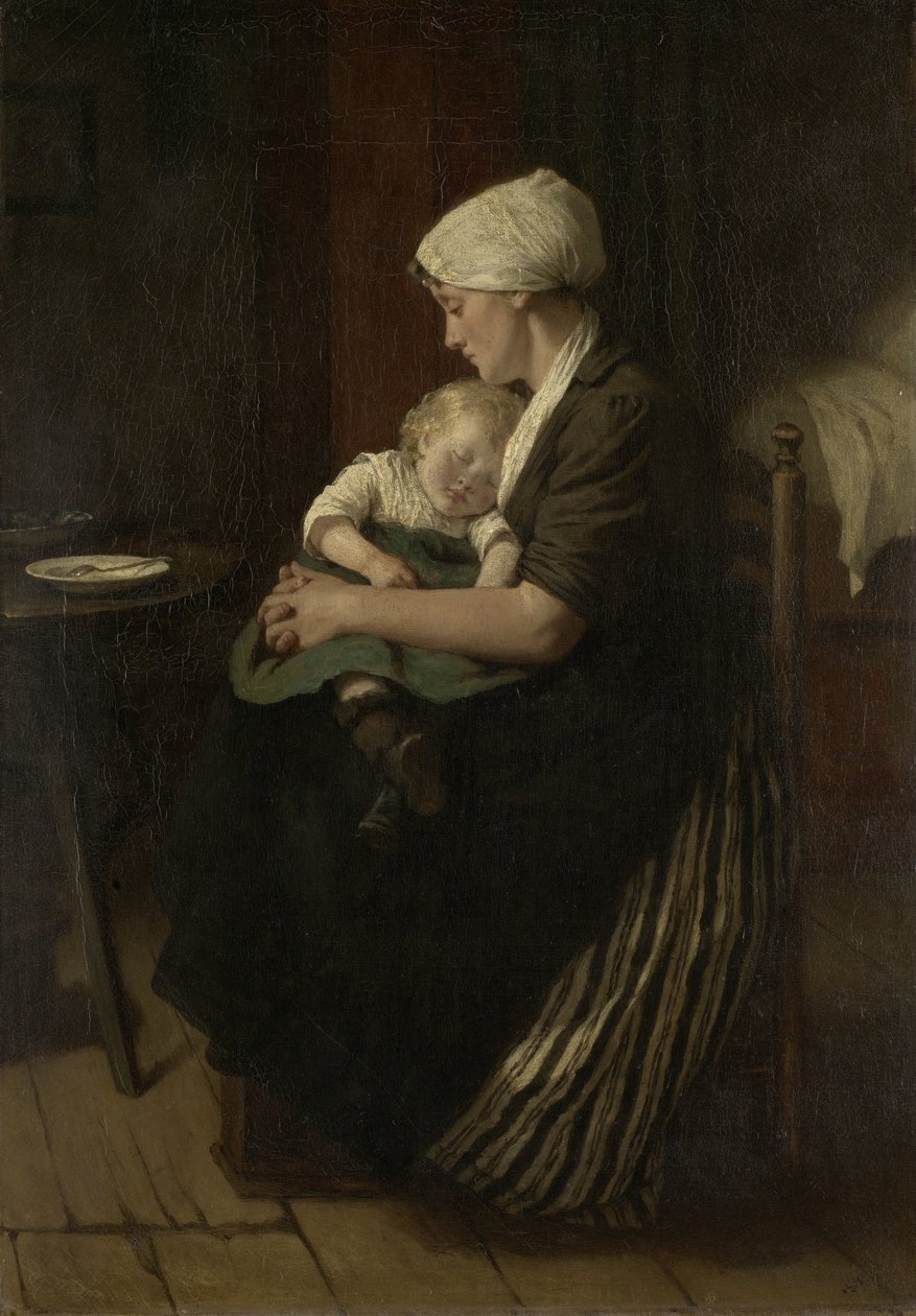 uykuya daldı by David Adolph Constant Artz