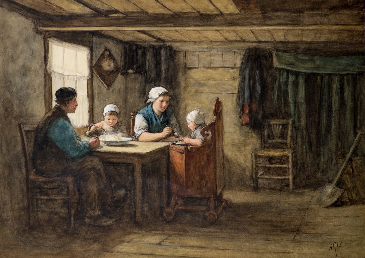 Gün ortası yemeği by David Adolph Constant Artz