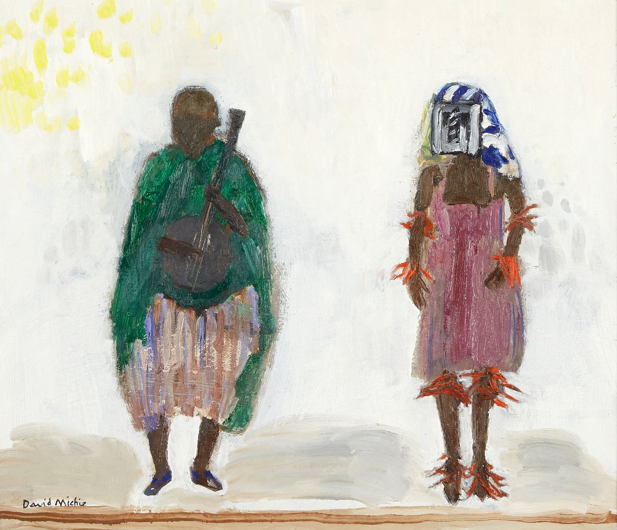 Senegalli Müzisyen ve Dansçı by David Alan Redpath Michie