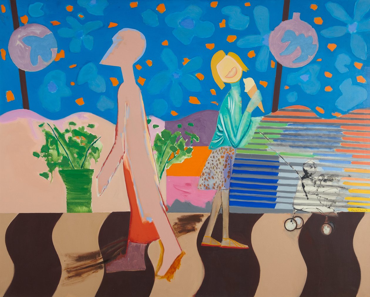 Ramblas'ta by David Alan Redpath Michie