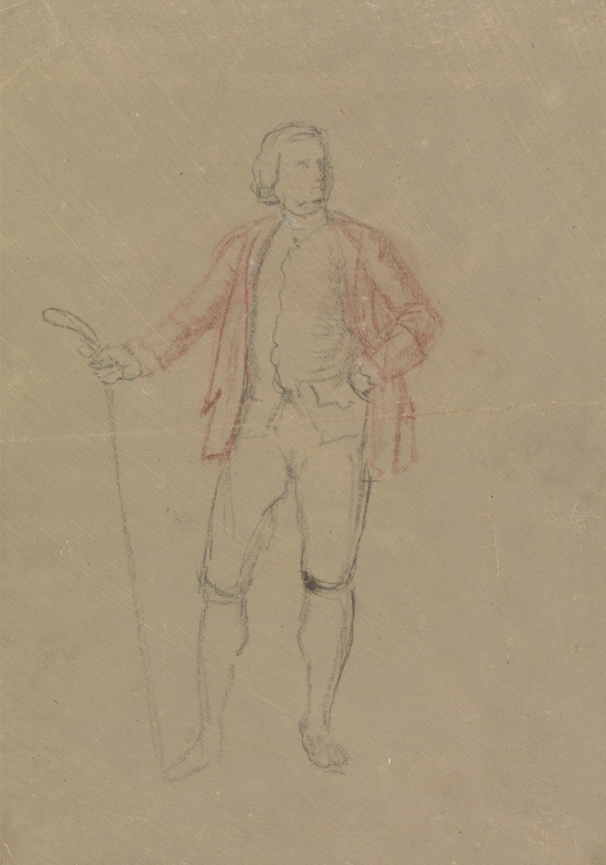 William Inglis'in Portresi için Çalışma by David Allan