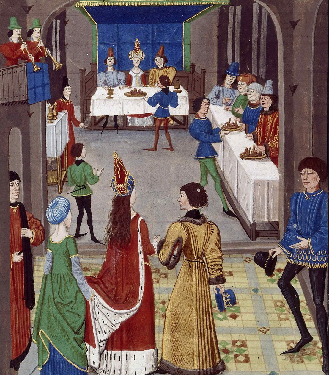 Evlilik. Kimden: Renaud de Montauban, yaklaşık 1465. by David Aubert