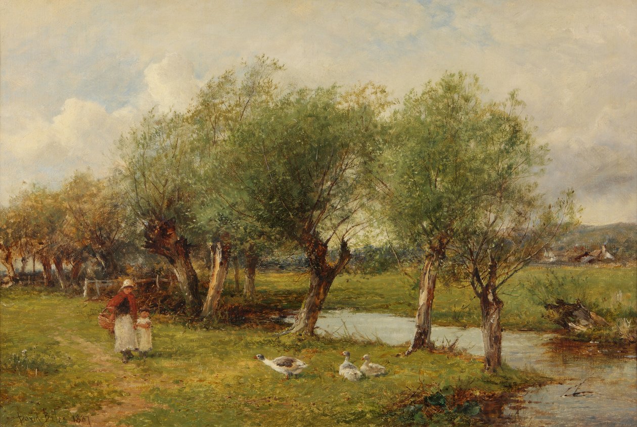 Kazları beslemek by David Bates