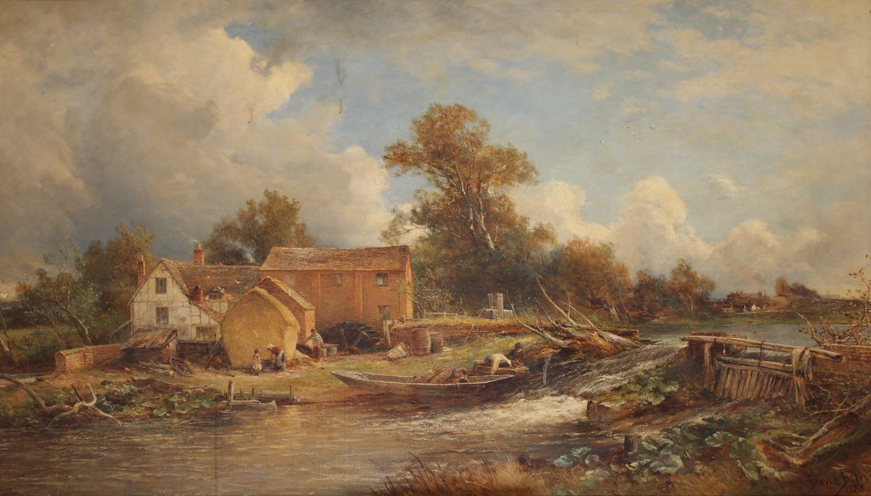 Forge Mill, Tame Nehri, 1888 by David Bates