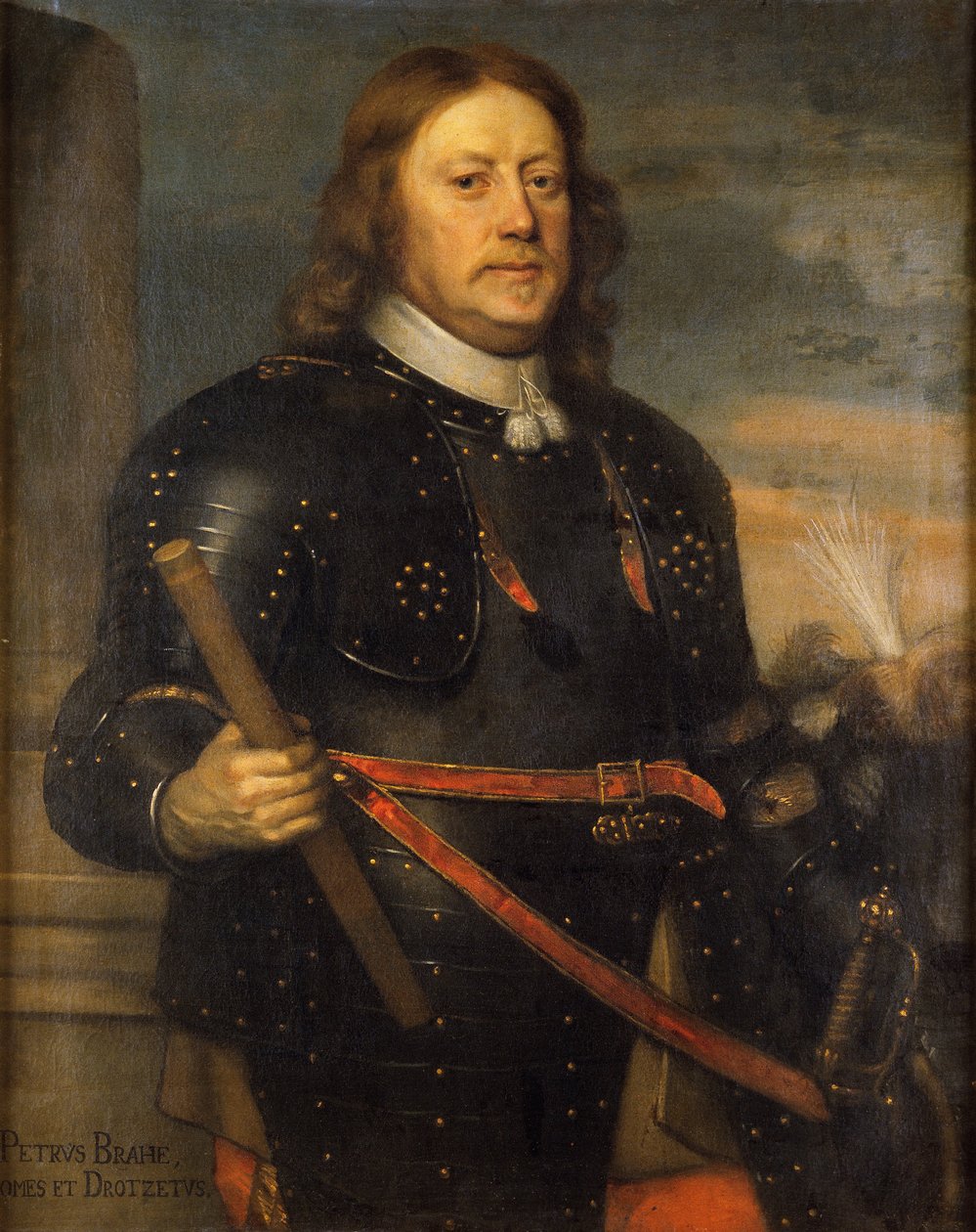 Count Per the Younger Brahe, c.1650 (tuval üzerine yağlı boya) by David Beck