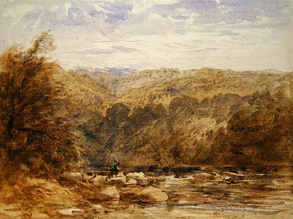 Bir Derbyshire Nehri by David Cox