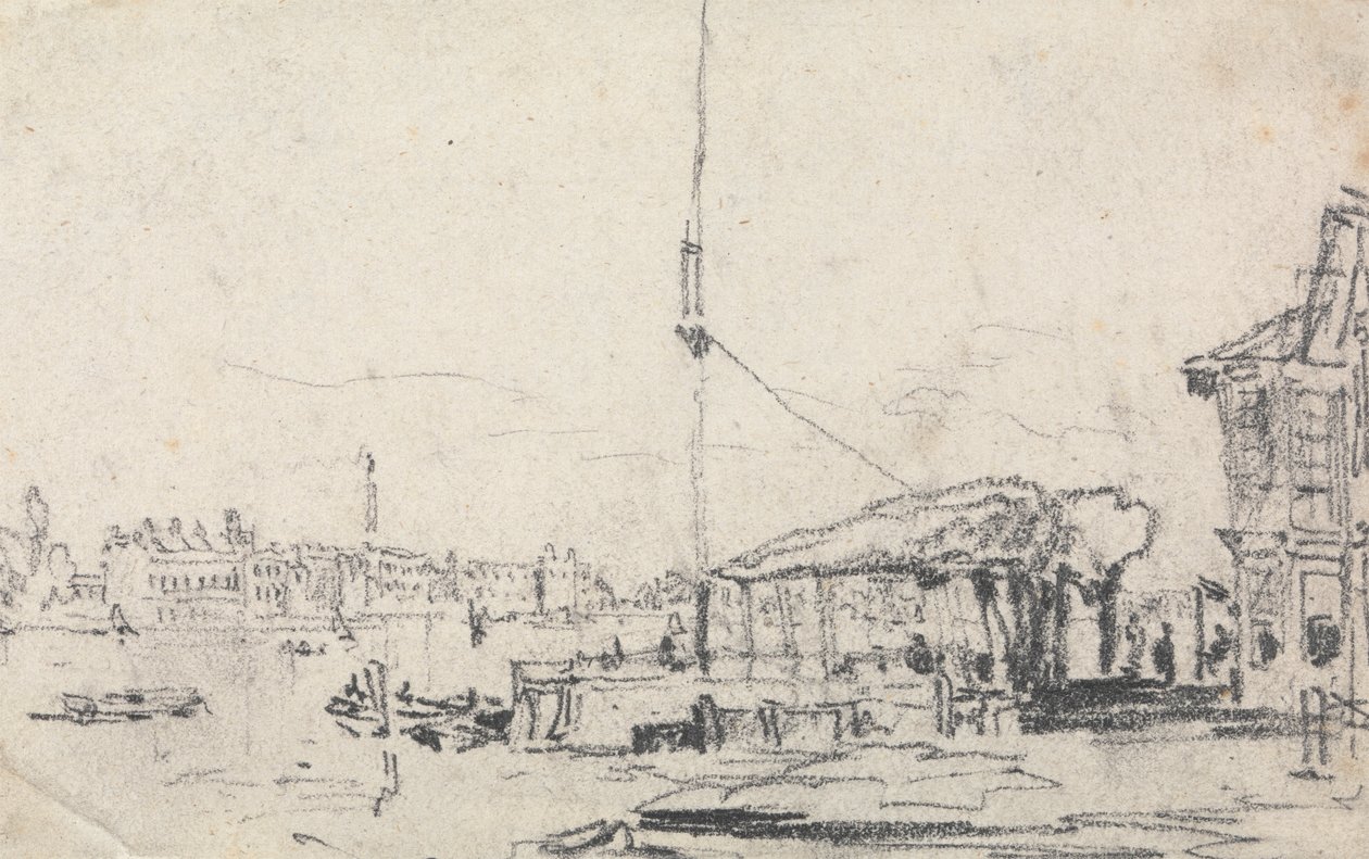 Scheldt'ten Bir Görünüm by David Cox