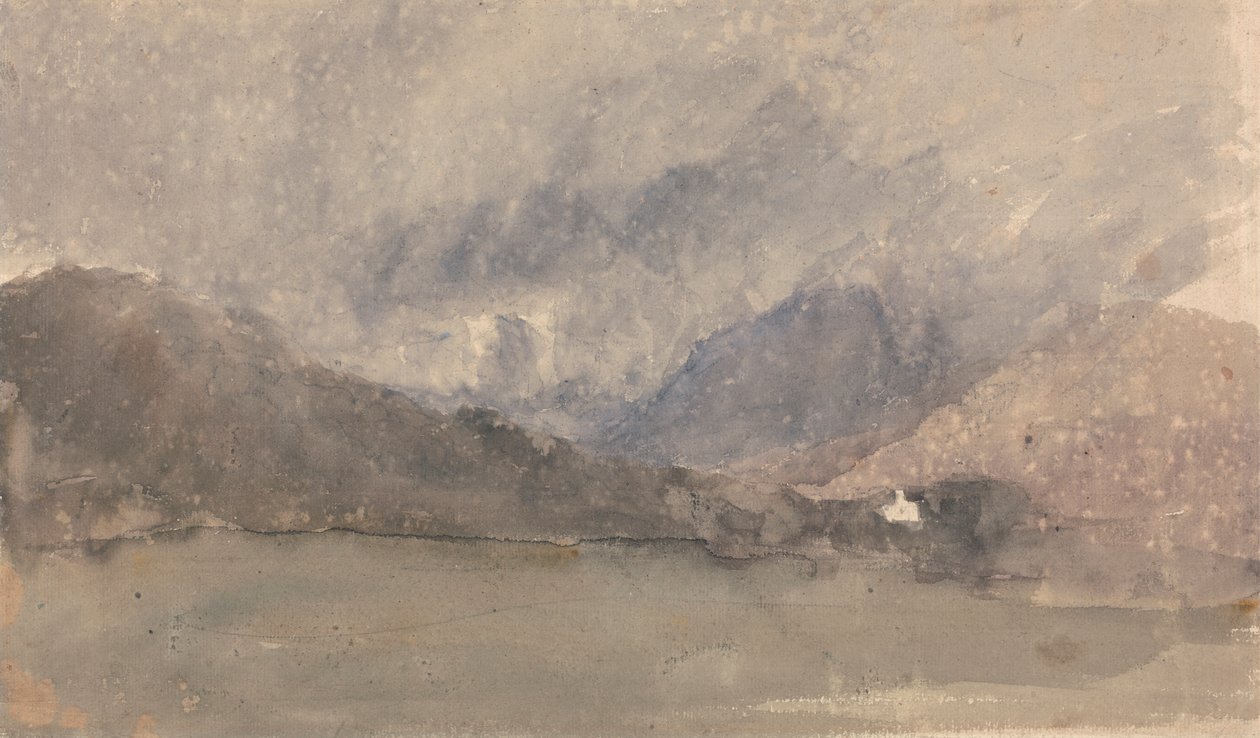 Curig Şapeli, Caernarvonshire, Galler by David Cox
