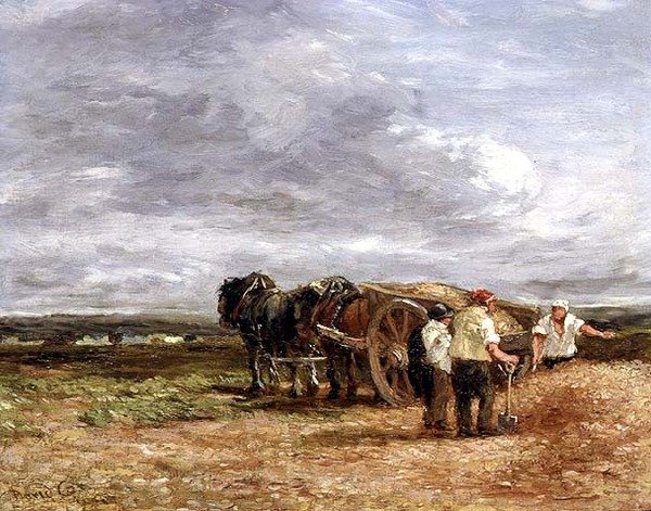 Karting Shingle (panelde yağ) by David Cox