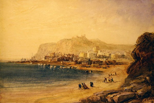 Dover (kağıt üzerine sulu boya) by David Cox