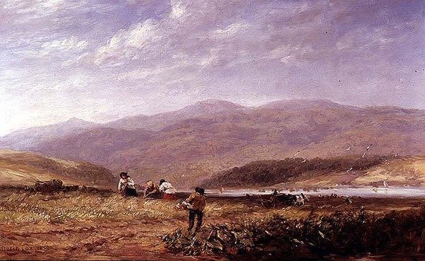 Galler Manzarasında Haymakerlar by David Cox
