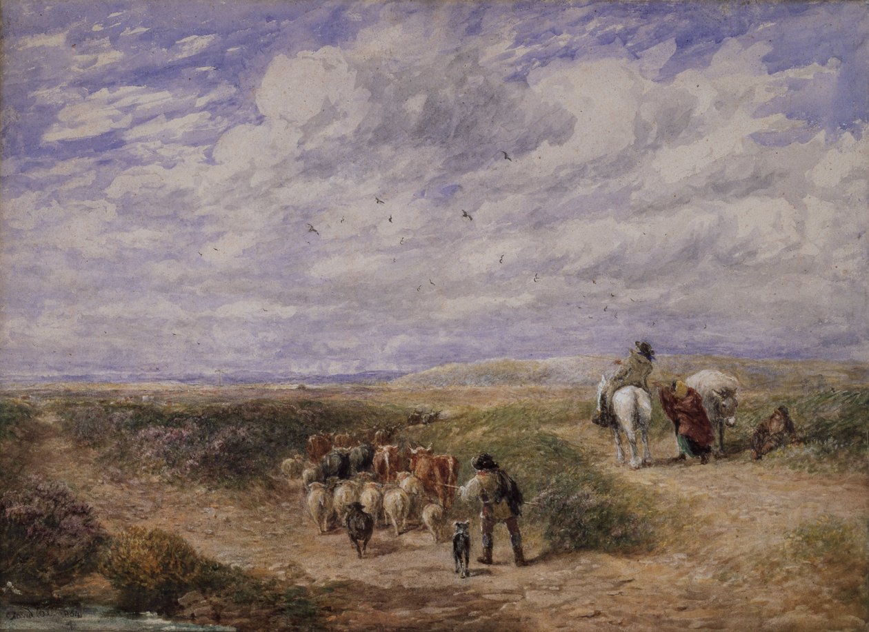 Sol Yolu Koru, 1854 by David Cox