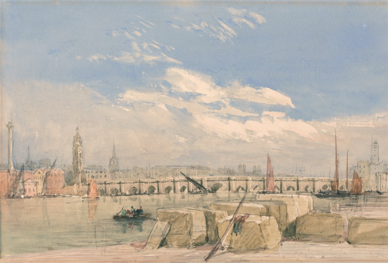 Londra Köprüsü by David Cox