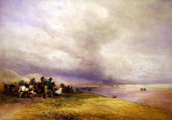 Ulverstone Sands (kağıt üzerine sulu boya) by David Cox