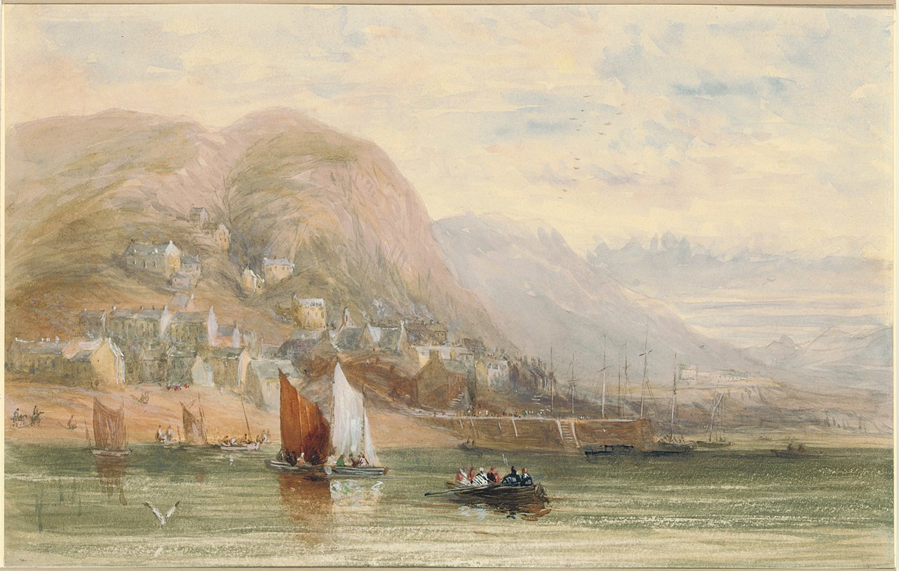 Barmouth, Kuzey Galler manzarası by David Cox