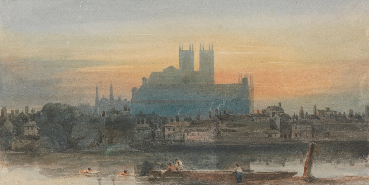 Lambeth'ten Westminster by David Cox