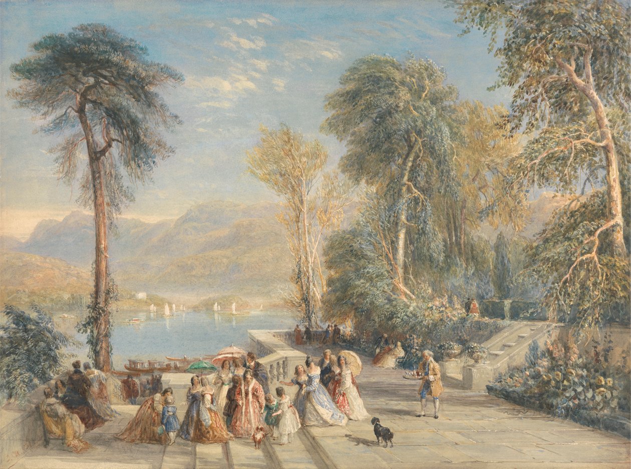 Tekne Yarışı Sırasında Windermere by David Cox