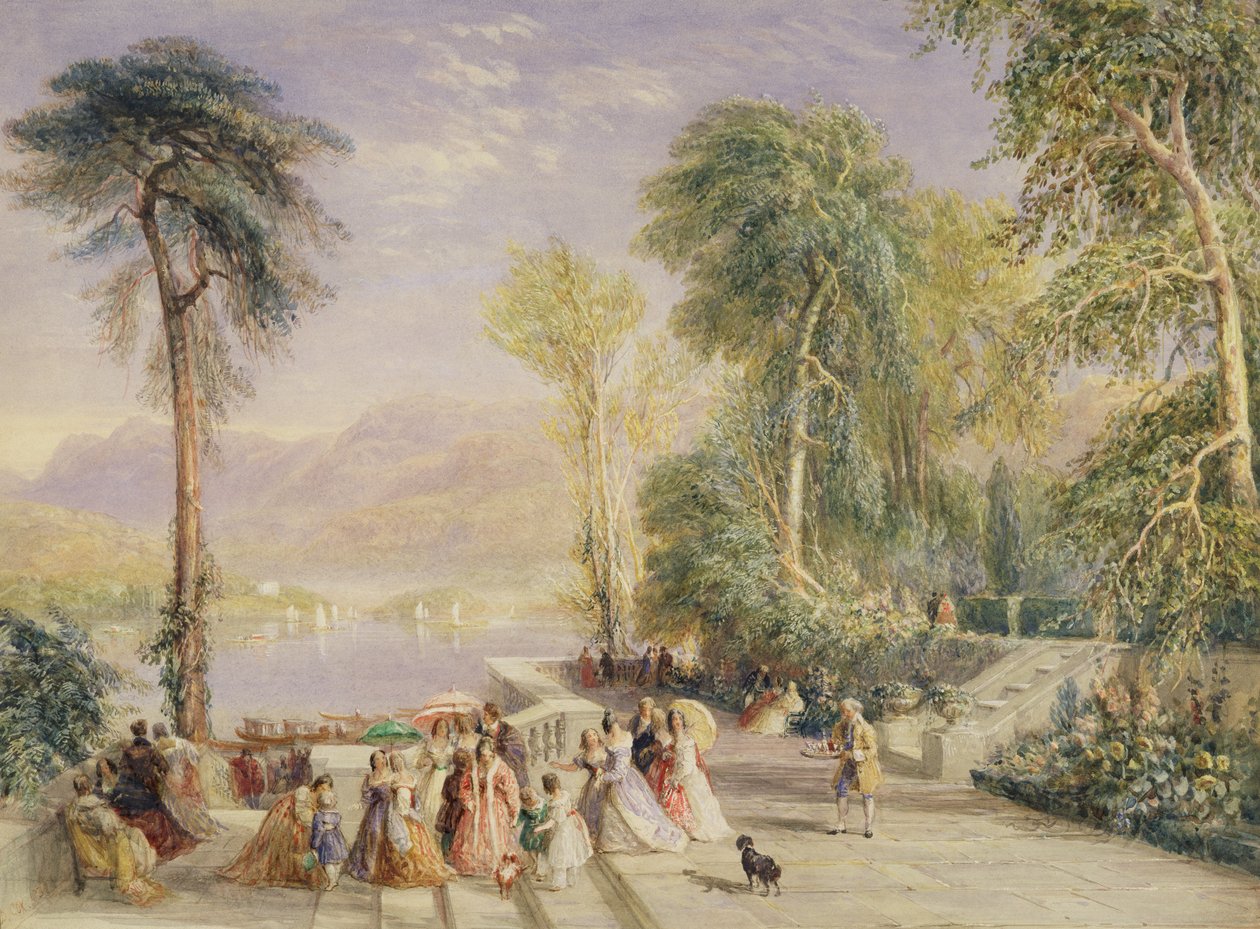Regatta Sırasında Windermere by David Cox