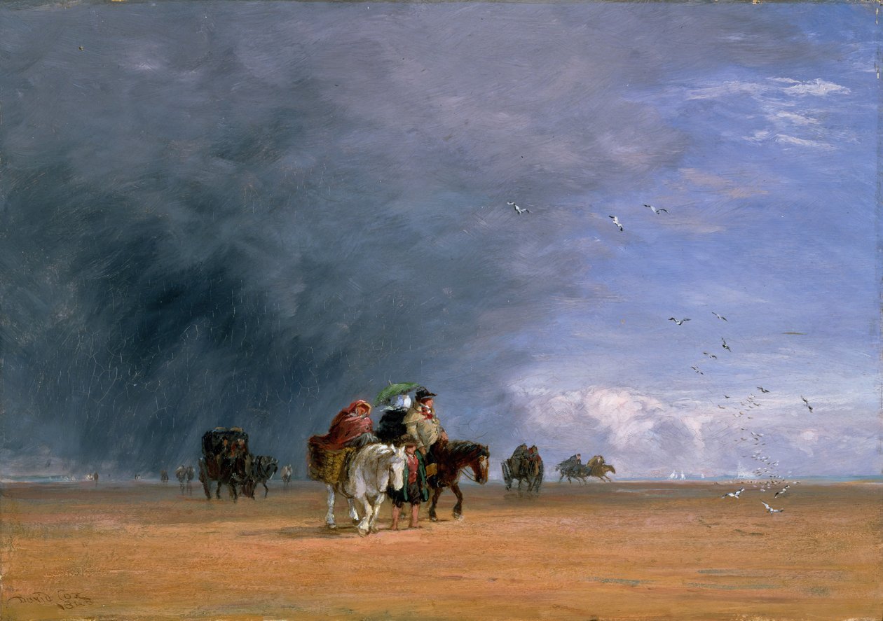 Kumları Geçmek, 1848. by David Cox the elder