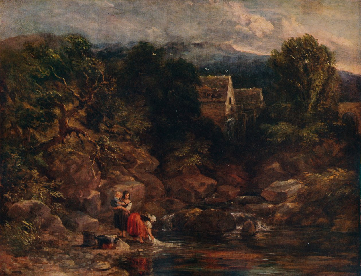 Kütük Değirmeni, 1843 by David Cox the elder