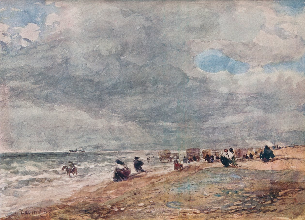 Rhyl Sands, c1850 by David Cox the elder