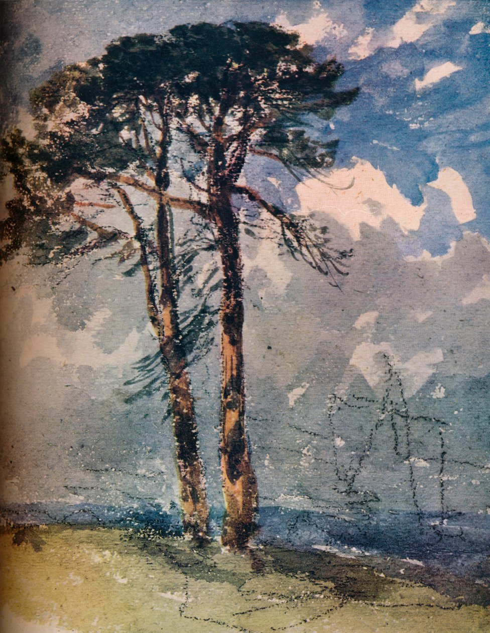 İskoç Göknarları, 1805 by David Cox the elder