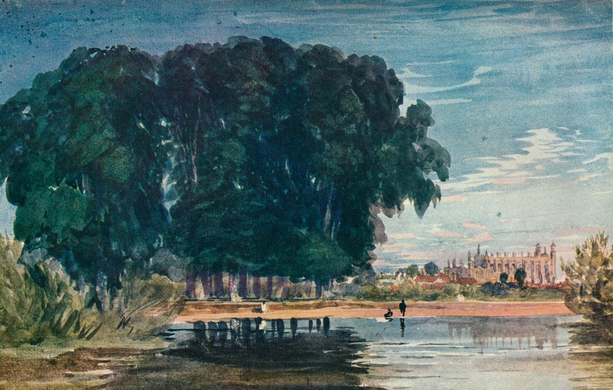 Brocas, Eton, 19. yüzyılın ortaları, 1930. by David Cox the elder