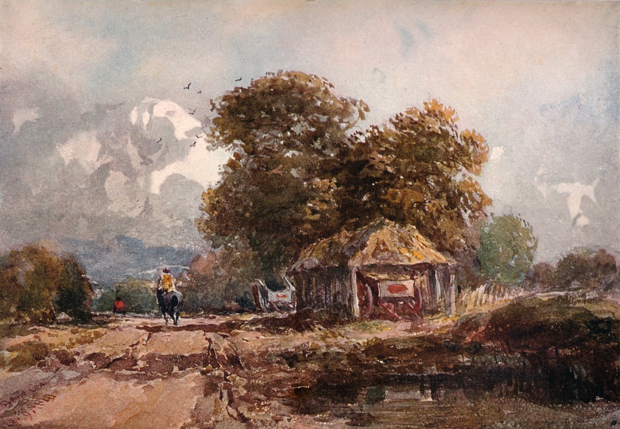 Araba Kulübesi, 1841 by David Cox the elder