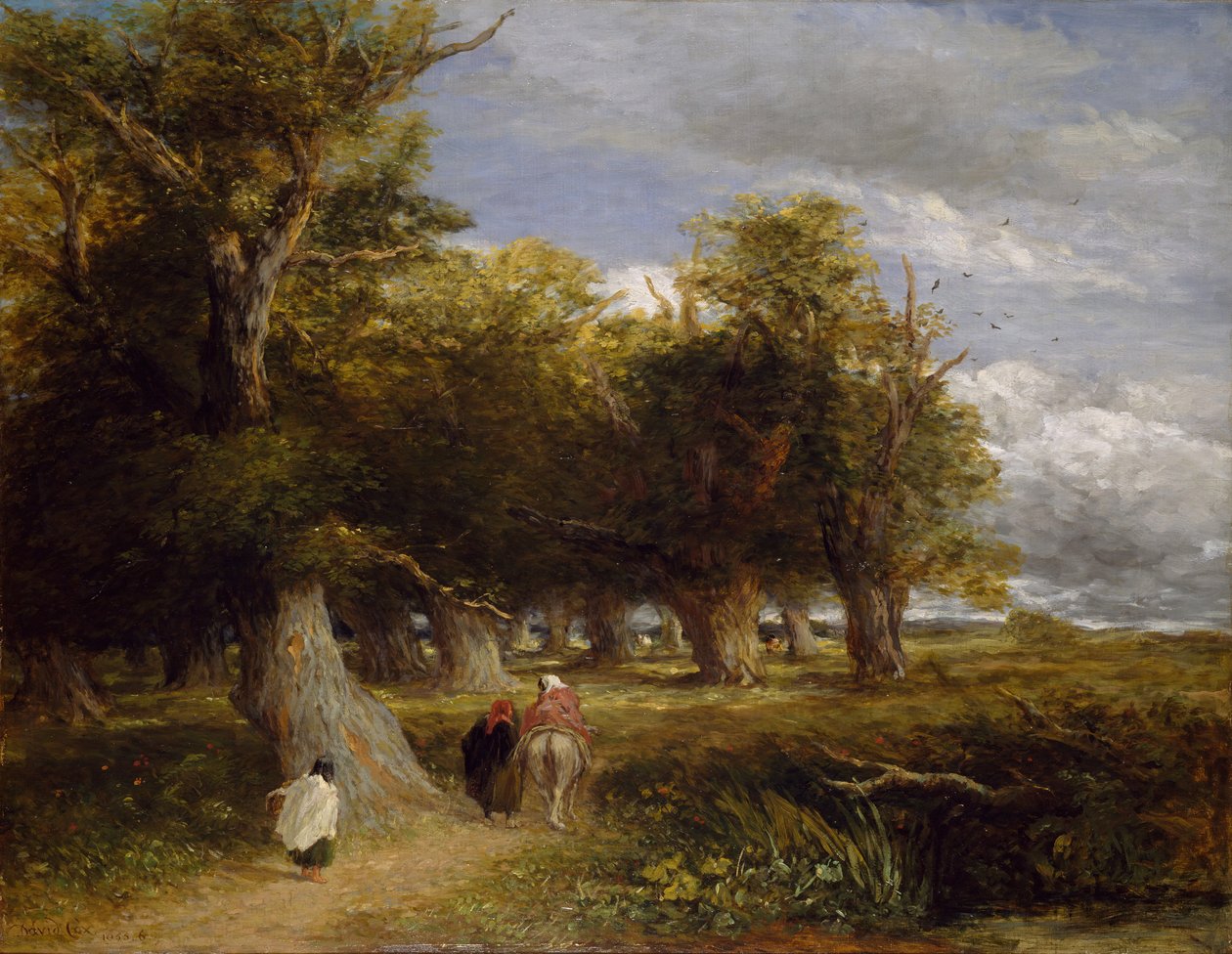 Ormanın Etekleri, 1856. by David Cox the elder
