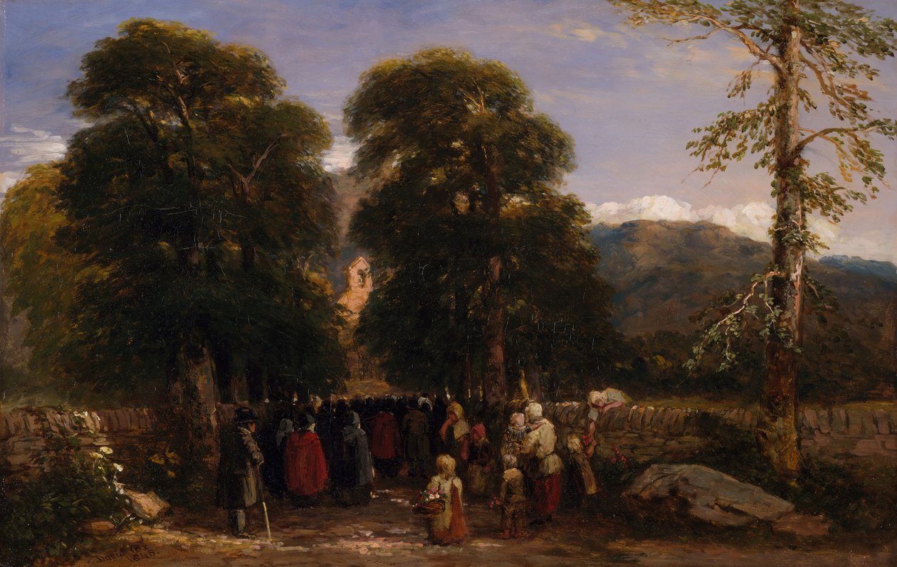 Galler Cenazesi, 1848. by David Cox the elder