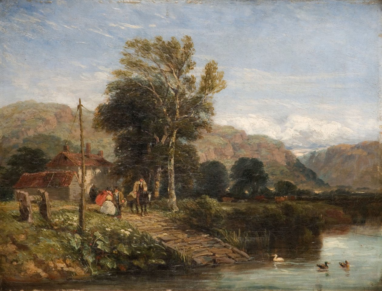 Vapuru Beklerken, 1845. by David Cox the elder