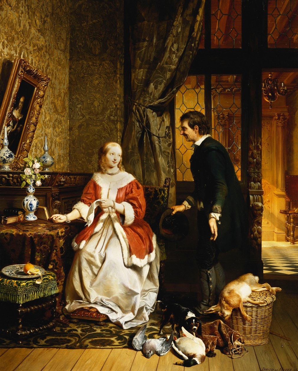 Pazardan Dönüş, 1846 by David Emil Joseph de Noter