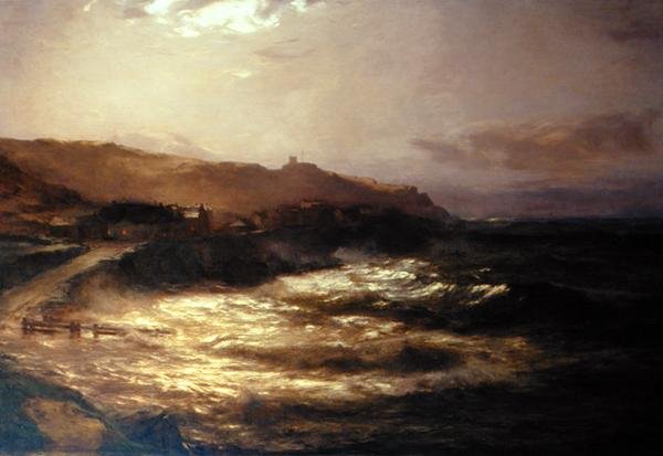 Dolunay ve Bahar Gelgiti by David Farquharson