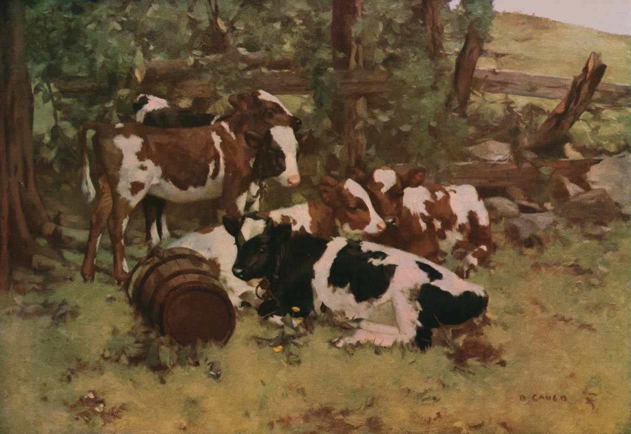 Memnuniyet, c1903, c1930. by David Gauld