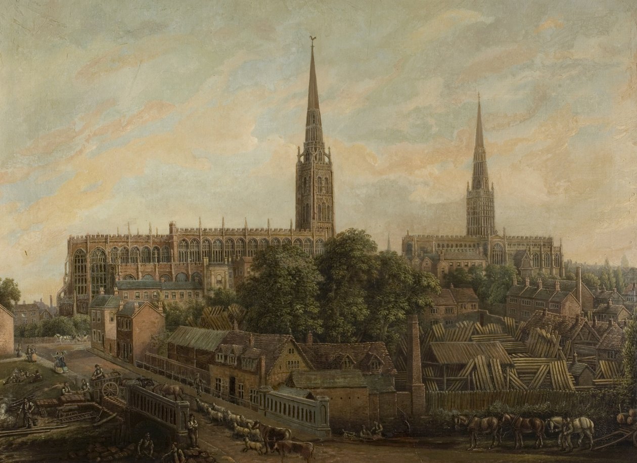 Manastır Caddesi, Coventry, 1861 by David Gee