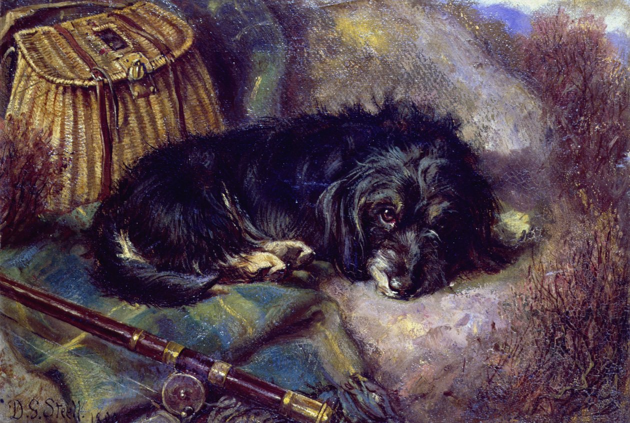 Korumada, 1880 (tahta) by David George Steell