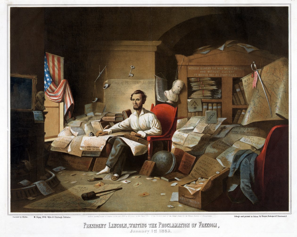 Başkan Lincoln, Özgürlük Bildirgesi
