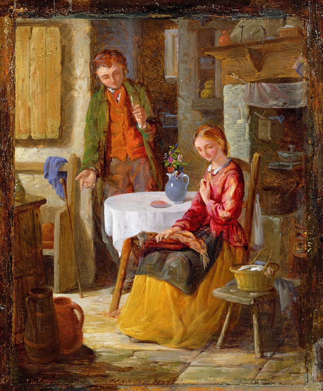 Flört, 1869 by David Hardy