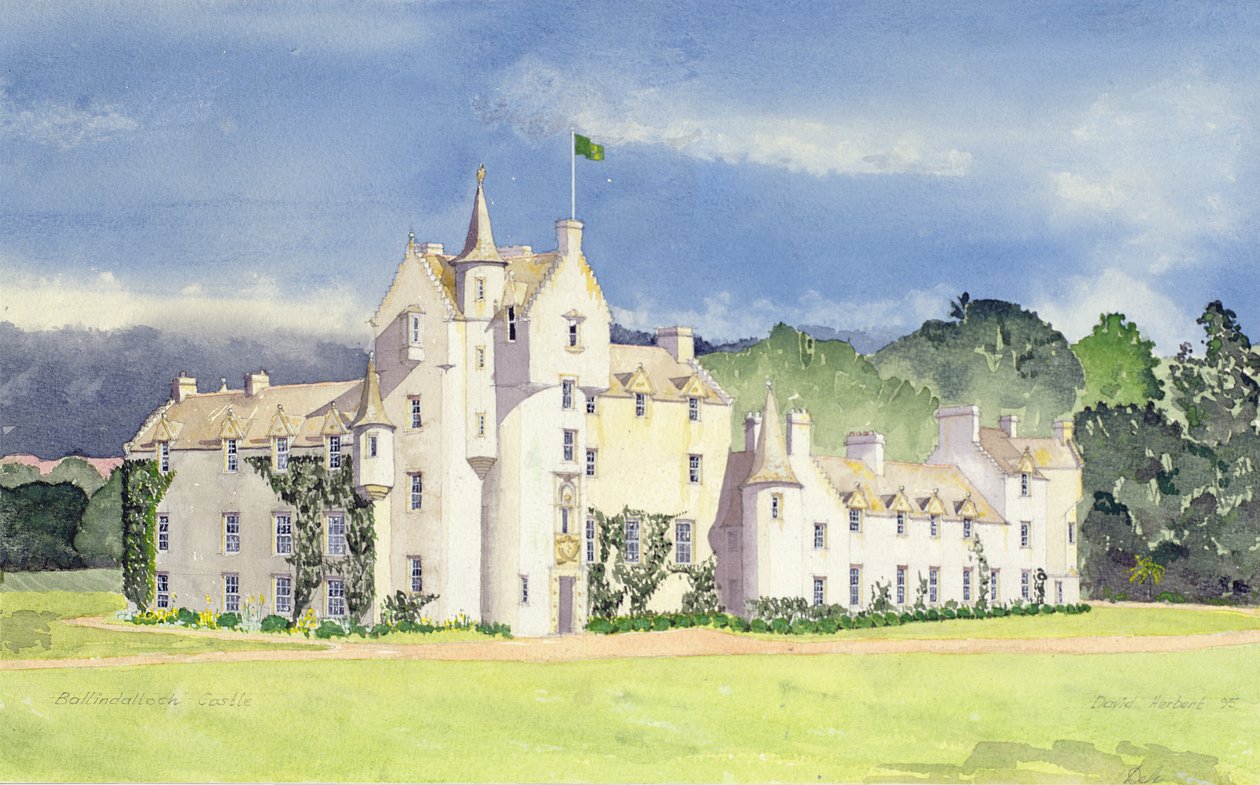 Ballindaloch Kalesi, 1995 (wc) by David Herbert