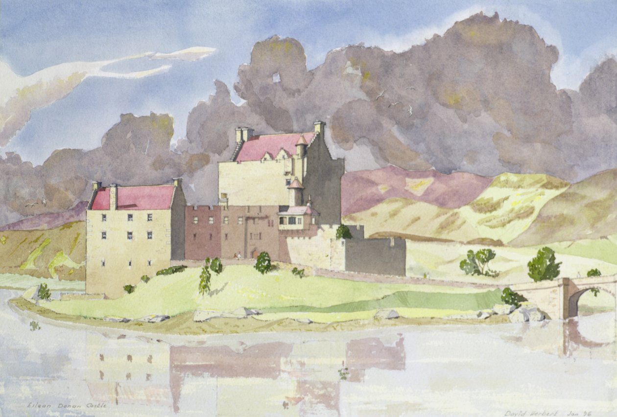 Eilean Donan, 1996 (wc) by David Herbert