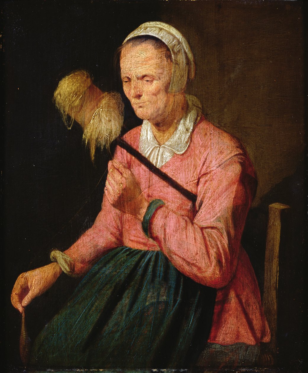 Uzaklaşan kadın by David III Ryckaert