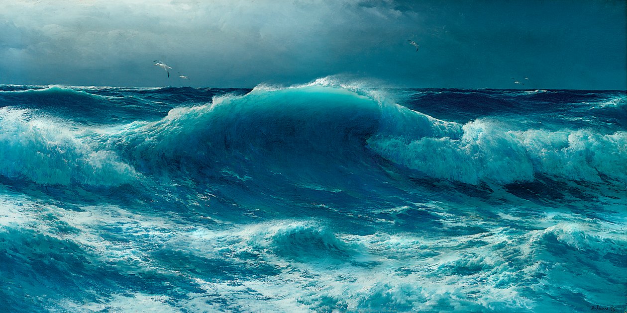Atlantik rulosu, 1895 by David James
