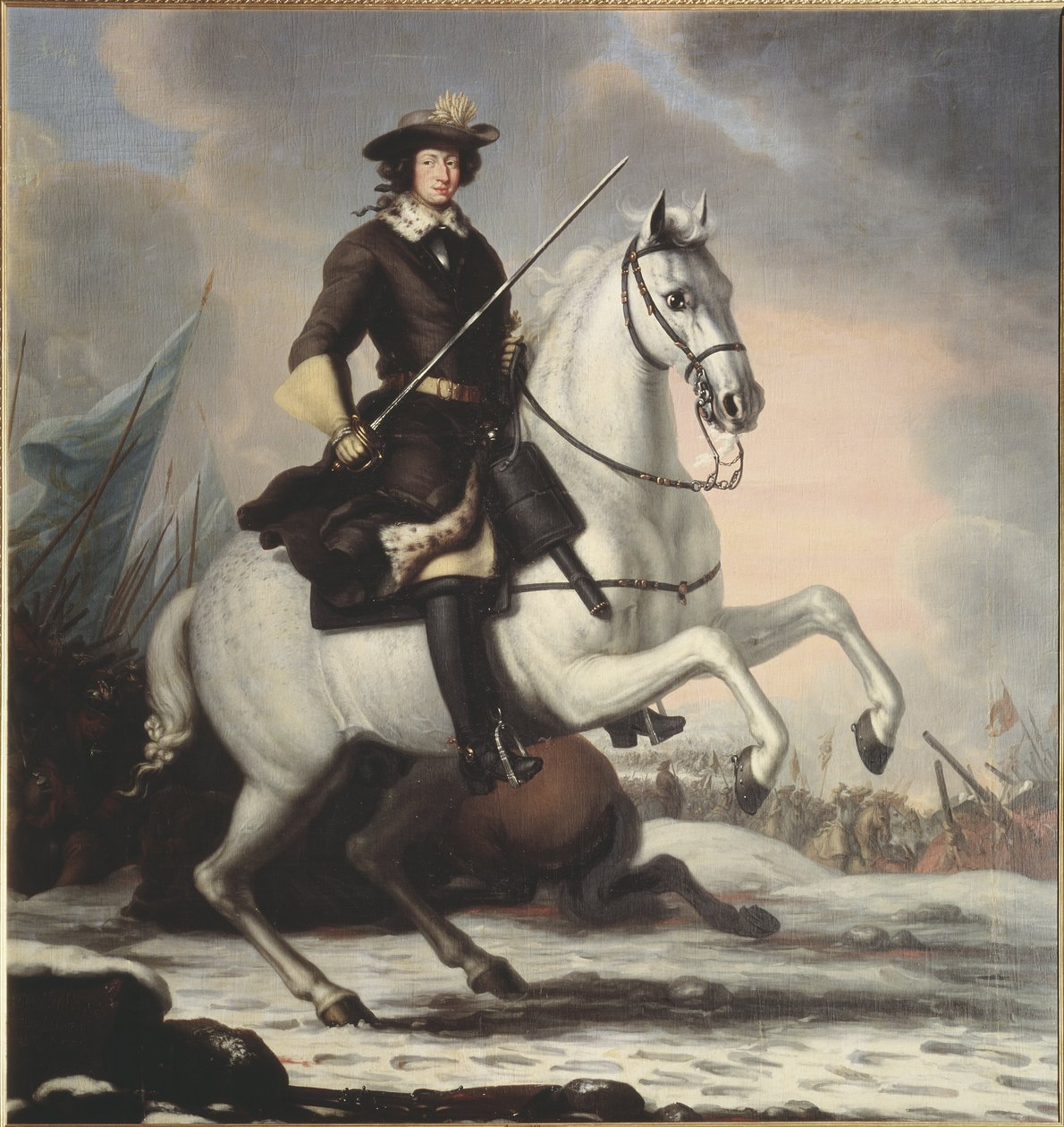 Kral Karl XI, 1676 by David Klöcker Ehrenstrahl