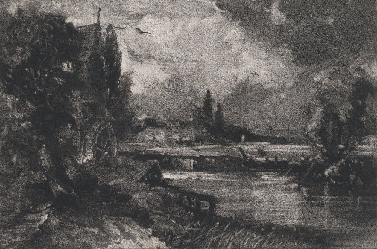 Bir Değirmen, 1829. by David Lucas