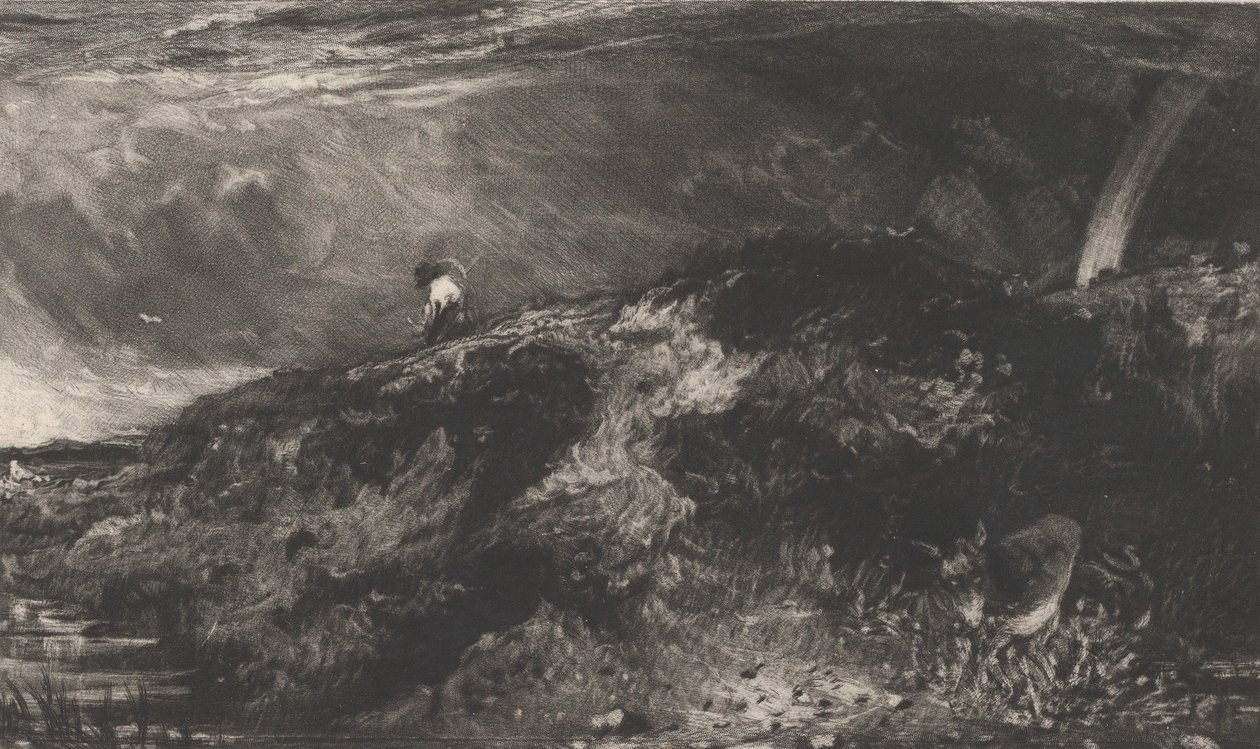 Hampstead Heath, 1829. by David Lucas
