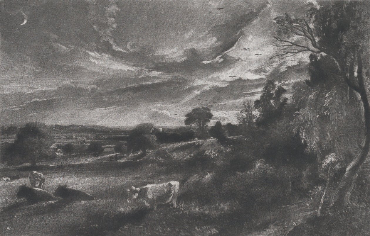 Yaz Akşamı, 1831. by David Lucas