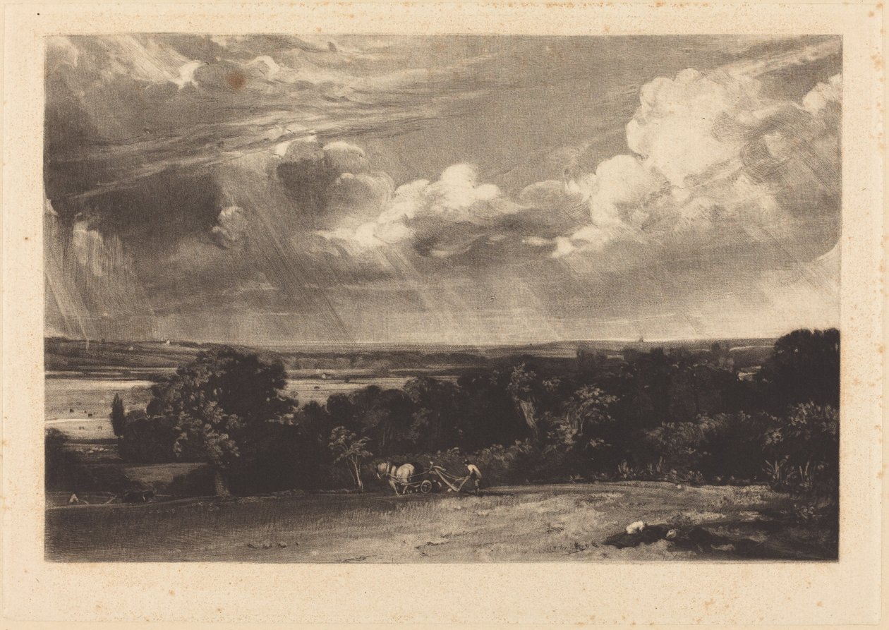 Bir Yaz Ülkesi by David Lucas after John Constable